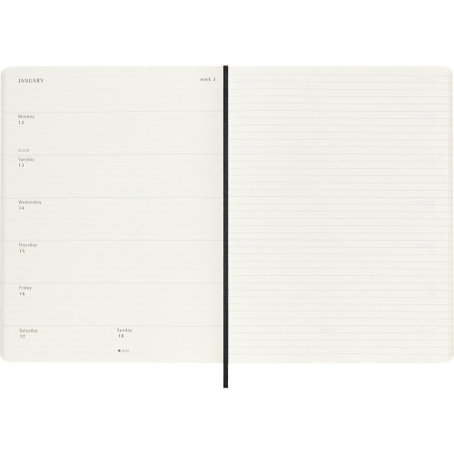 Kalendarz MOLESKINE Czarny VM493-03/2026 (5)