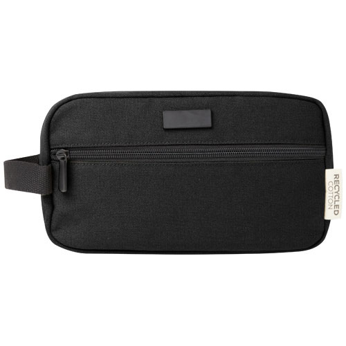 Joey kosmetyczka o pojemności 3,5 l z płótna z recyklingu z certyfikatem GRS Czarny 13004190 (2)