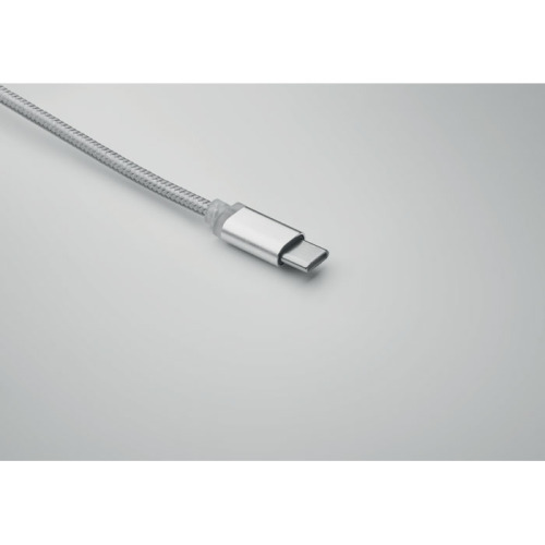 Kabel ładujący 4 w 1 typu C Srebrny MO2141-14 (5)