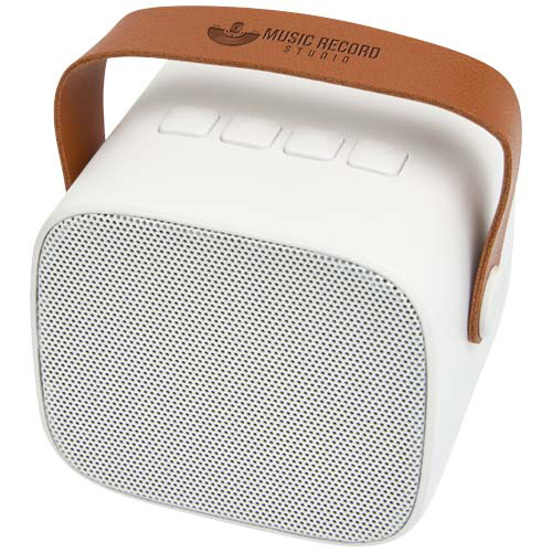 Diya bezprzewodowy głośnik 3 W wykonany z tworzyw sztucznych pochodzących z recyklingu Biały 12443601 (2)