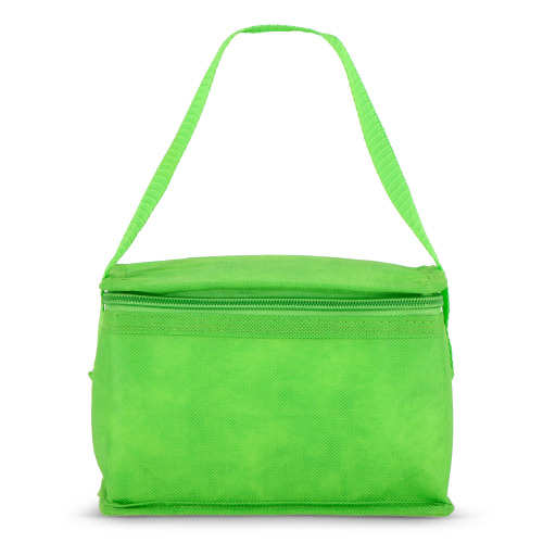 R-PET 6 Torba chłodząca na puszki z włókniny 20 x 13 x 12,5 cm 75g/m² Jasnozielony LT95390-N0032 (2)