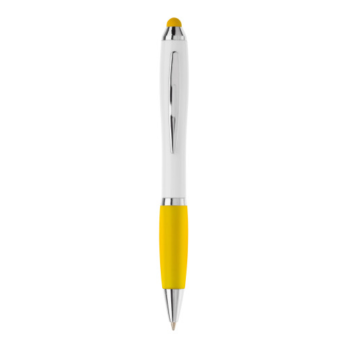 Długopis biały Hawaï stylus Biały / żółty LT80433-N0141 (3)