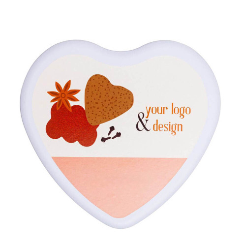 Toruńskie pierniki - pierniki z logo w puszce serce Wielokolorwy S0519 (1)