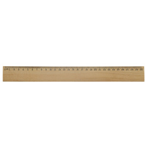 Drewniana linijka 30cm