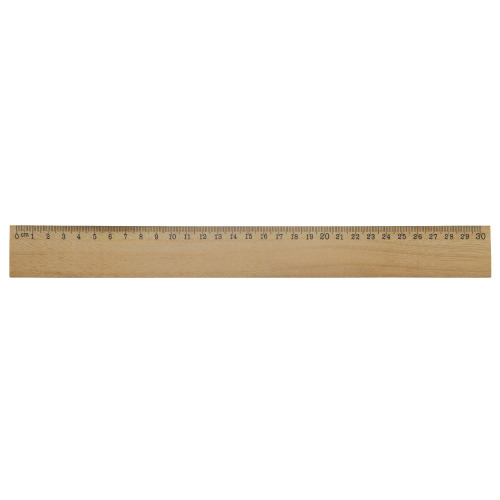 Drewniana linijka 30cm Drewniany LT91927-N0093 