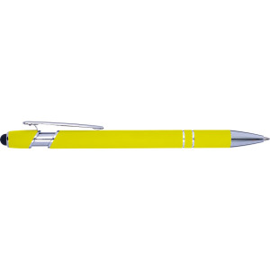 Długopis, touch pen żółty