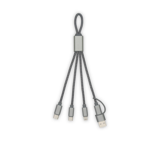 Kabel do ładowania i synchronizacji BrandCharger Trident 2 Grafitowy VA556-15 