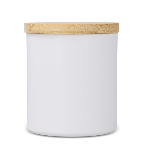 Świeca zapachowa Bhakti na bazie roślin w aluminiowym słoiku z recyklingu Biały LT90745-N0001 (1)