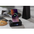 Budzik z ładowarką indukcyjną CLOCKI Czarny 09172-02 (4) thumbnail