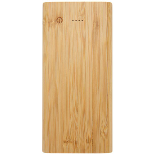Powerbank Tulda o pojemności 10,000 mAh wykonany z bambusa Piasek pustyni 12432306 (3)