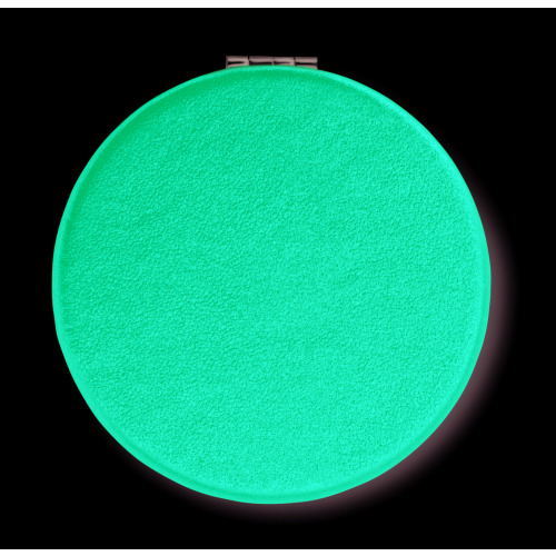 Okrągłe lusterko z PU Czerwony MO9008-05 (2)