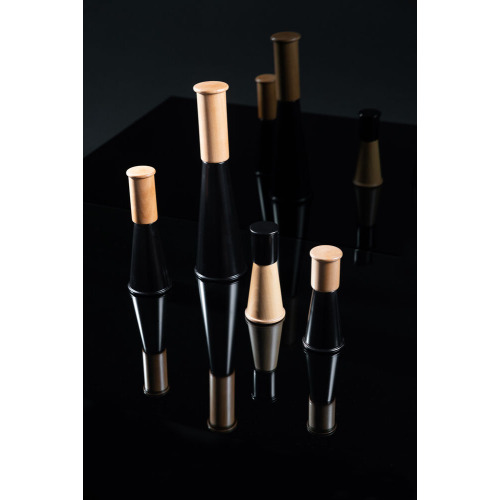 Młynek do soli i pieprzu GURKEN, mały, 2-szt, czarny/brązowy Czarny/Brązowy 5018621- (4)