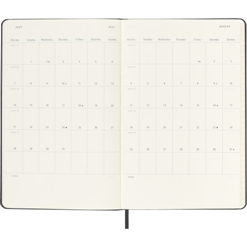 Kalendarz MOLESKINE czarny VM397-03/2025 (11)