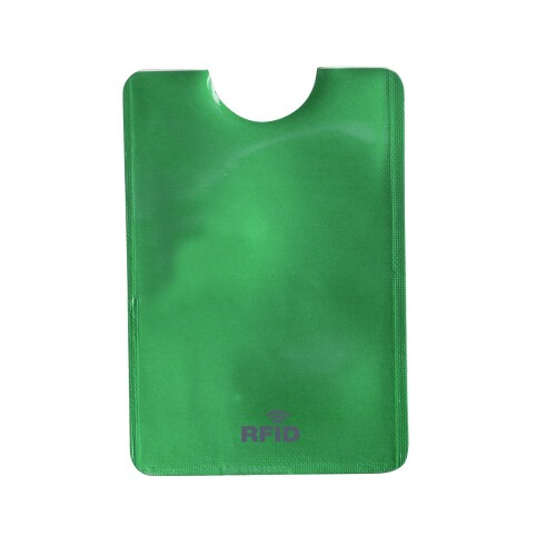 Etui na kartę kredytową, ochrona RFID zielony V0891-06 