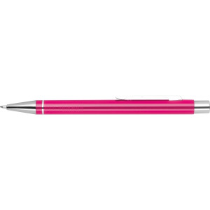 Metalowy długopis półżelowy Almeira różowy