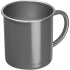 Kubek stalowy TREZZO 350 ml Ciemnoszary 438077  thumbnail
