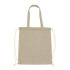 Worek ze sznurkiem i torba na zakupy z bawełny z recyklingu, 2 w 1 | Jamarion Beżowy V2149-20 (5) thumbnail