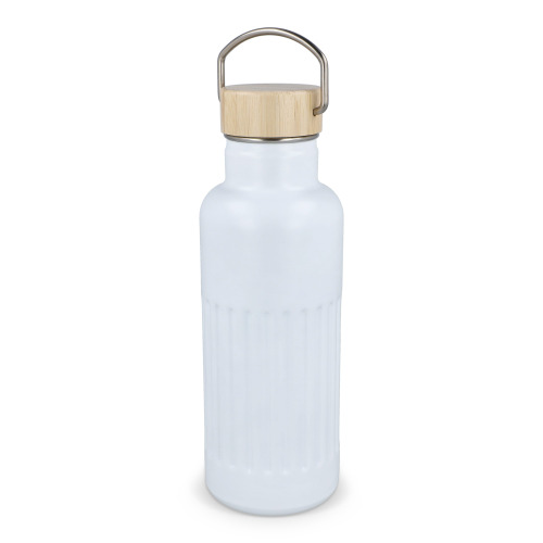 Butelka termiczna ze stali nierdzewnej pochodzącej z recyklingu, 500 ml Biały LT98699-N0001 