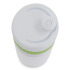 Bidon sportowy z obwódką  750ml Biały / jasnozielony LT98786-N0132 (1) thumbnail