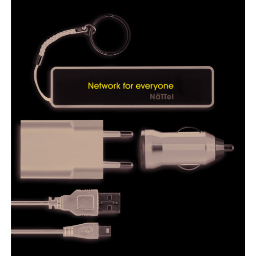 Zestaw podróżny Powerbank Czarny MO8412-03 (3)