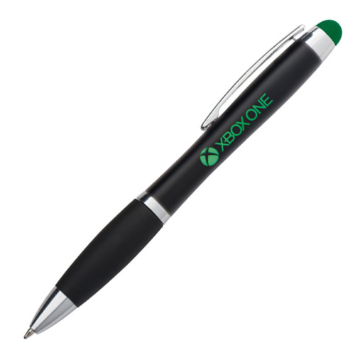 Długopis metalowy touch pen lighting logo LA NUCIA zielony 054009 (4)