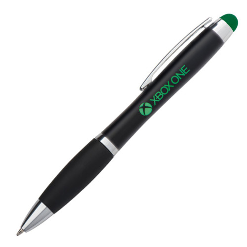 Długopis metalowy touch pen lighting logo LA NUCIA Zielony 054009 (4)