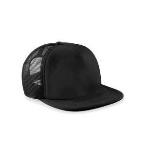 Czapka Trucker Poliester 5 Paneli - Black & Black