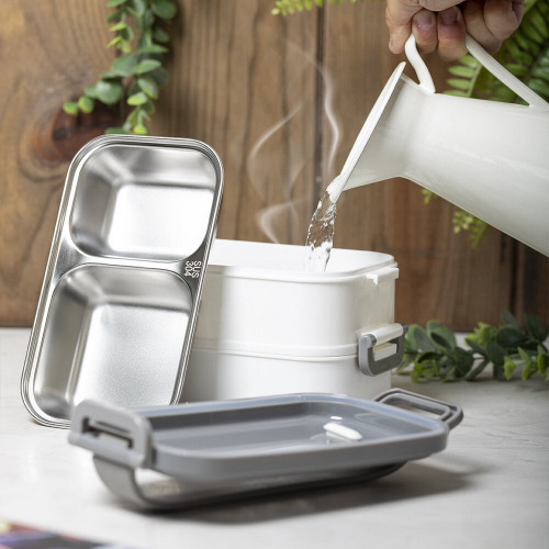 Termiczne pudełko śniadaniowe 850 ml Szary V8894-19 (1)