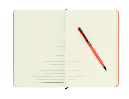 Zestaw notes z długopisem pomarańczowy MO9348-10 (4)