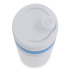 Bidon sportowy z obwódką  750ml Biały / jasnoniebieski LT98786-N0112 (2) thumbnail