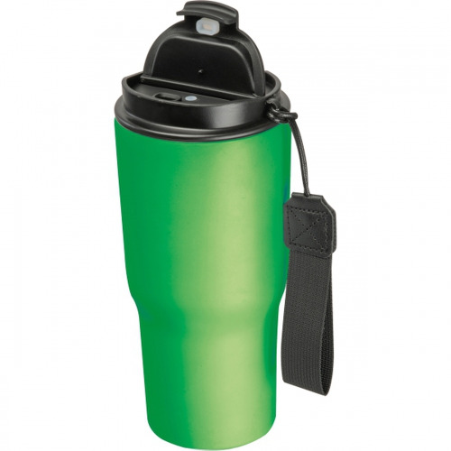 Kubek termiczny 550 ml ze stali z recyklingu DANA Zielony 8523909 (1)