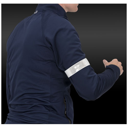 Mats odblaskowa opaska zawijająca się przy uderzeniu, 38 cm Biały 12205001 (4)