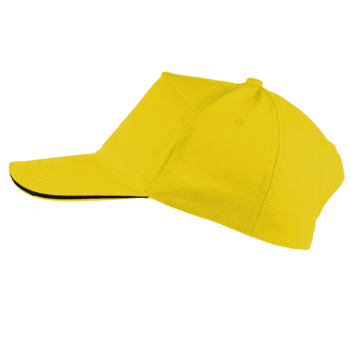 Czapka z daszkiem żółty V7137-08 (2)