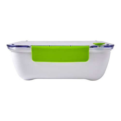 Pudełko śniadaniowe 920 ml, widelec Jasnozielony V7953-10 