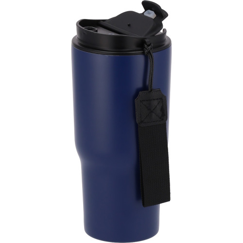 Kubek termiczny 550 ml ze stali z recyklingu DANA Granatowy 8523944 (4)
