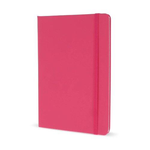 Notatnik A5 PU z kartkami papieru w kropki Różowy LT92064-N0076 (1)