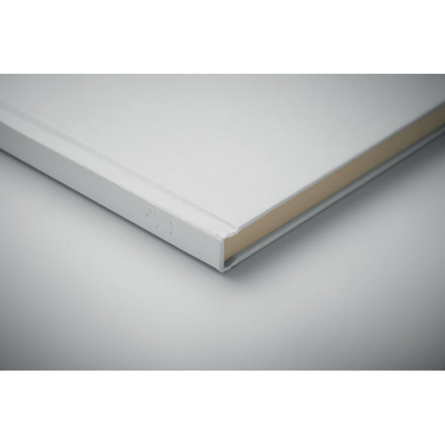 Notes A5 PLA z trzciny cukr. Bialy MO2695-06 (2)