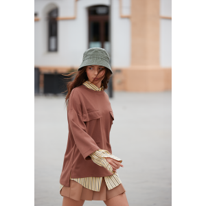 Kapelusz Bucket Denim Vintage