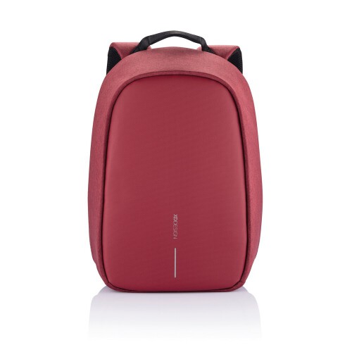 Bobby Hero Small plecak na laptopa do 13,3" i tablet 12,9", chroniący przed kieszonkowcami, wykonany z RPET burgund V0996-12 (2)