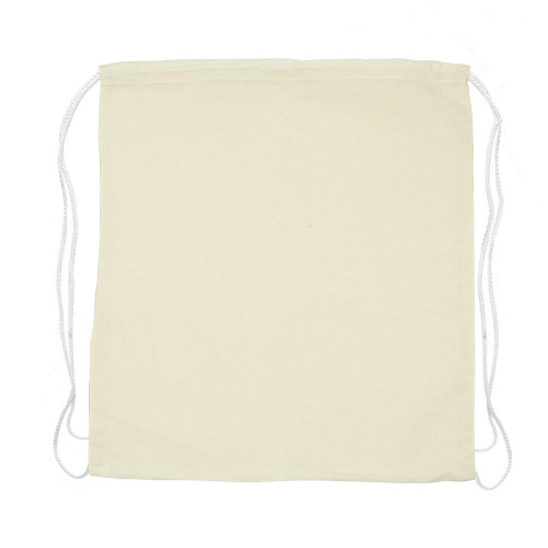 Bawełniany worek ze sznurkiem | Trey Beżowy V9984-20 (3)
