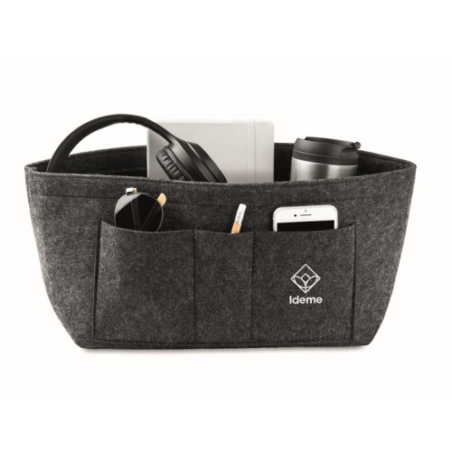 Organizer z filcu RPET Ciemno szary MO6334-15 (3)