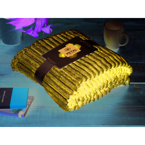 Flanelowy koc z przędzy Granatowy MO9363-04 (4)