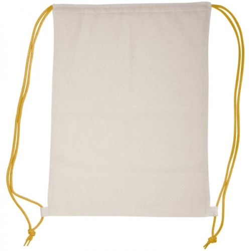 Worek sportowy bawełniany LONDONDERRY żółty 092008 