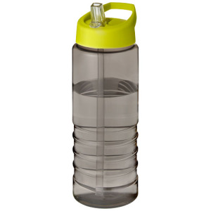 H2O Active® Eco Treble bidon z pokrywką z tutką o pojemności 750 ml  Ciemnografitowy