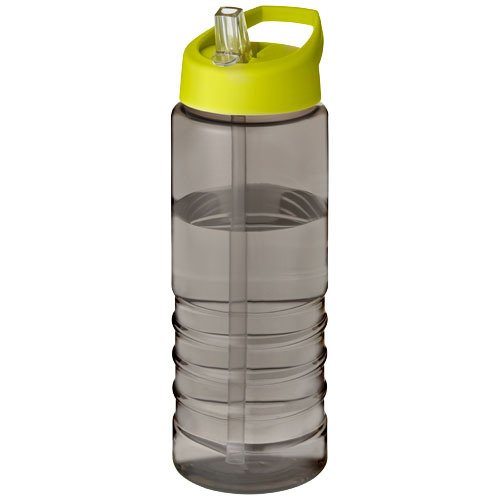 H2O Active® Eco Treble bidon z pokrywką z tutką o pojemności 750 ml  Ciemnografitowy 21048209 