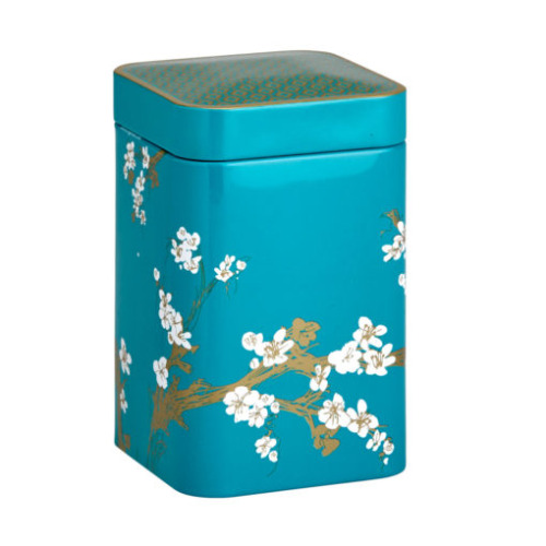 Puszka na herbatę 100g Japan turkusowa 7070109 Turkusowy EIGT-JAP7070109 