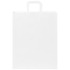 Torba z papieru Kraft z płaskimi uchwytami – 32 x 12 x 40 cm Biały 1PQ00501 (1) thumbnail