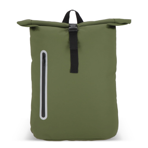 Powlekany PU plecak R-PET 600D o pojemności 20 l Oliwkowa zieleń LT95357-N0043 (3)