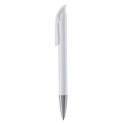 Długopis Atlas hard-color z metalową końcówką Biały LT80826-N0001 (3)