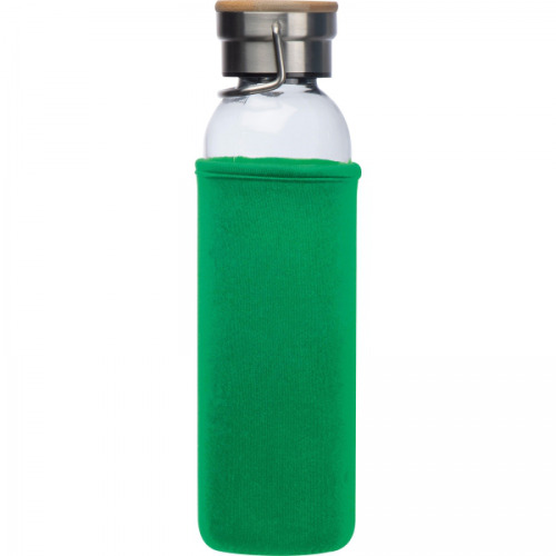 Butelka szklana z pokrowcem 600 ml RAMONA Zielony 6318109 (5)